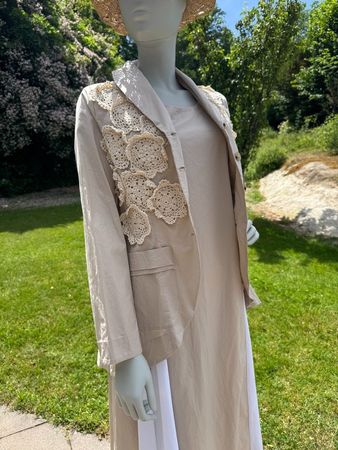Tadashi Sommer Veston und Kleid, Gr. M