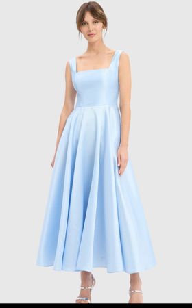 Elegantes, hellblaues Sommerkleid, Grösse 42/XL, neuwertig