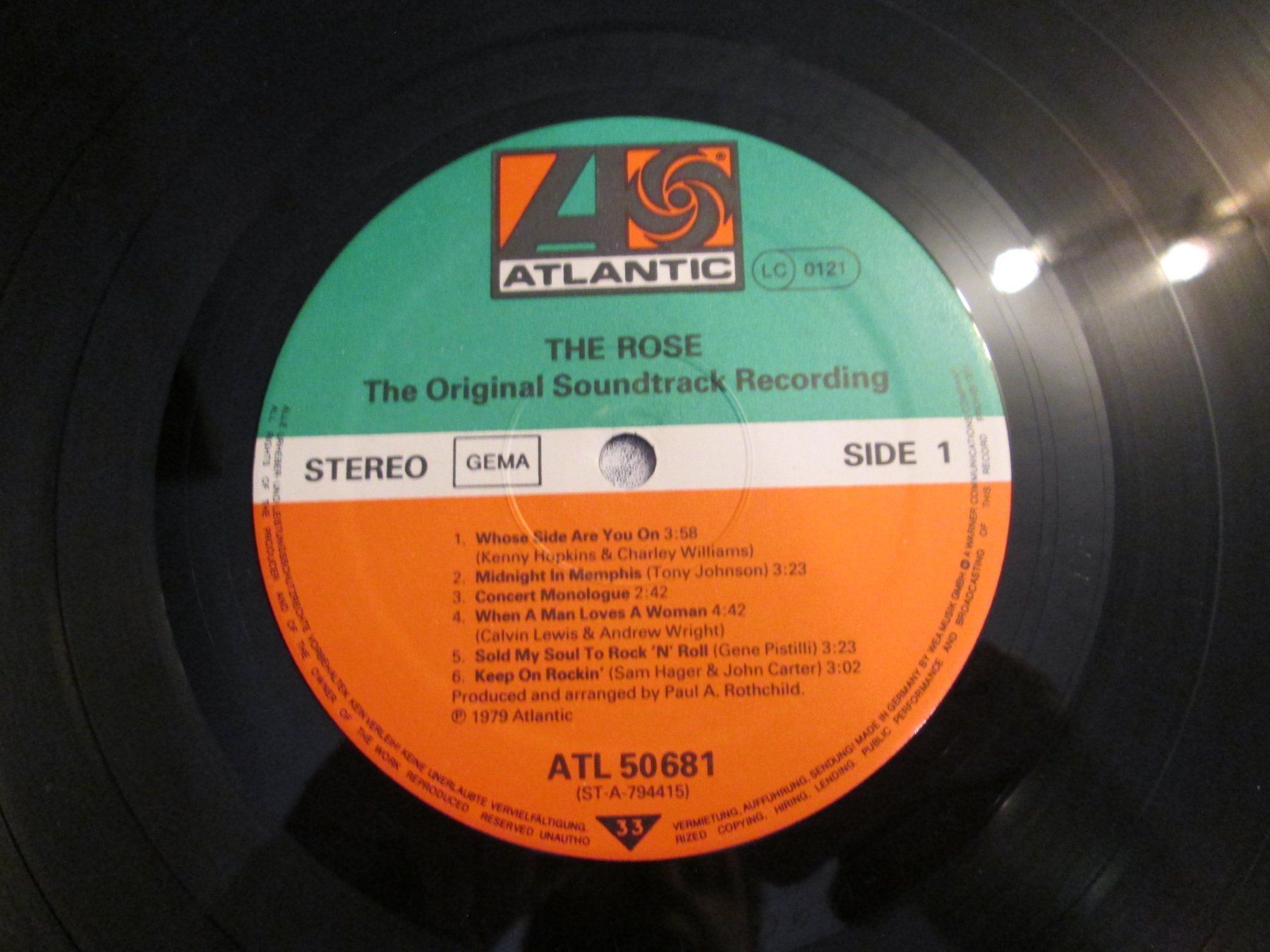 Schallplatten: Vinyle "The Rose" Bette Midler – Gebraucht aus la Chaux-de-Fonds von Lampe 2