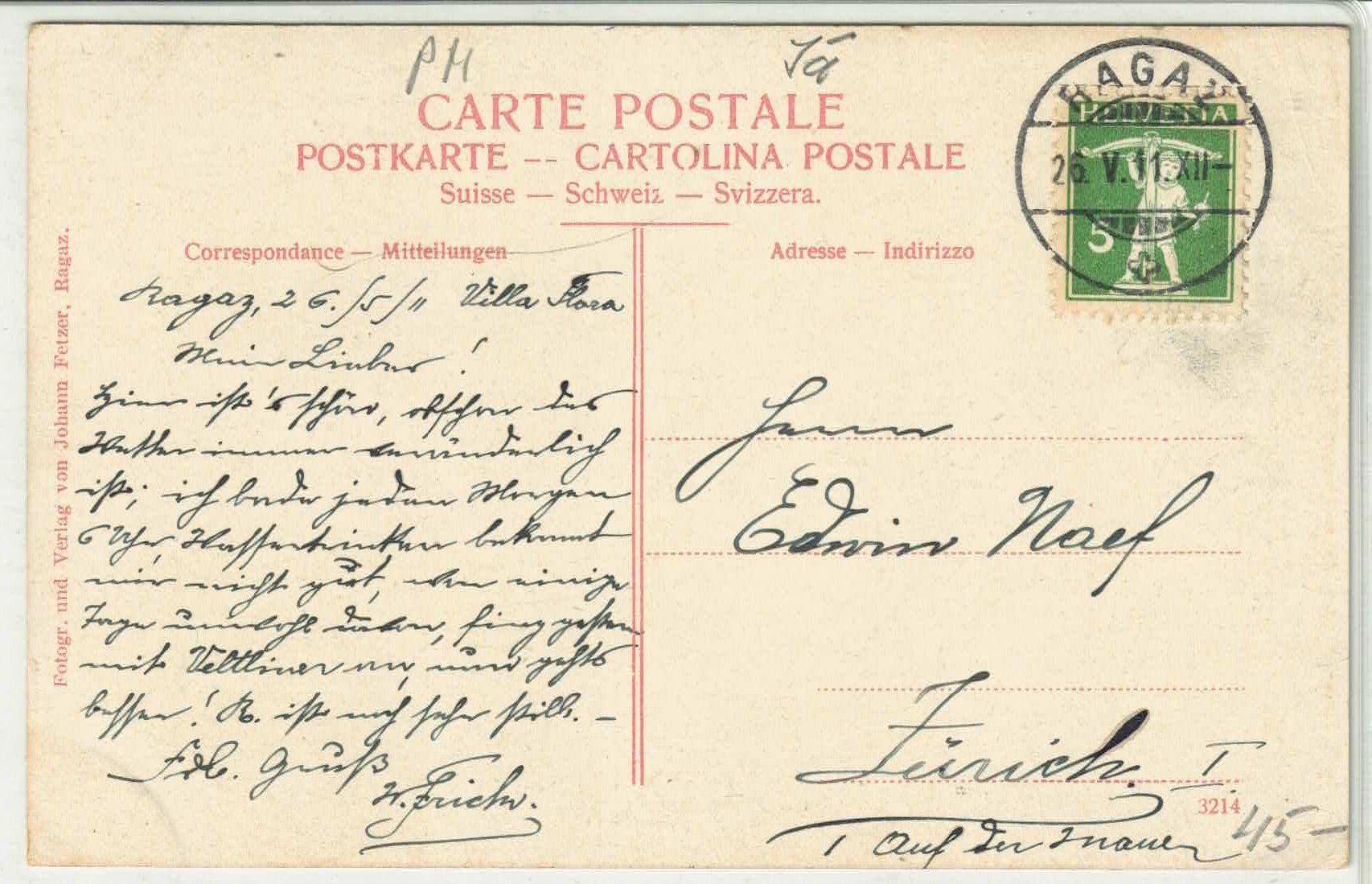 Cartes postales: Bad Ragaz - Dorfbad mit Bahnhofstrasse, Postkutsche – D'occasion à Ettingen par Kartenplanet 1