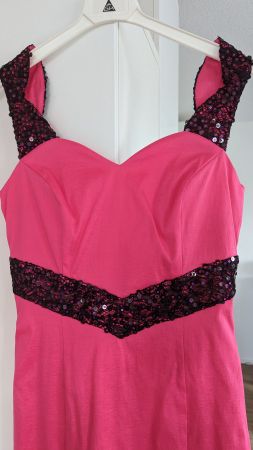 NEU - Abendkleid / Festkleid swissmade, K1676, Gr. 38 - PINK