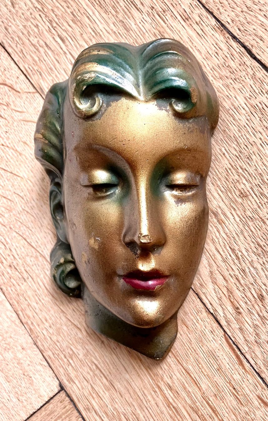 Sculture & Statue: Frauenkopf- Skulptur - Art Deco – Usato da Schaffhausen venduto da NinaRicardo