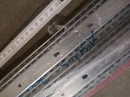 Schwerlast Auszug, Metall Schubladenschienen 130kg