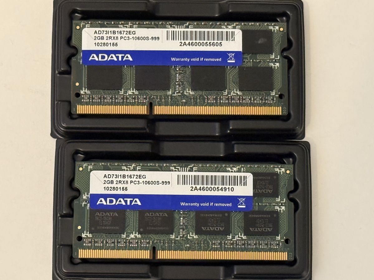 Mémoires / RAM: 2x 2GB RAM DDR3 SO-DIM Laptop – D'occasion à Uster par Sasisa
