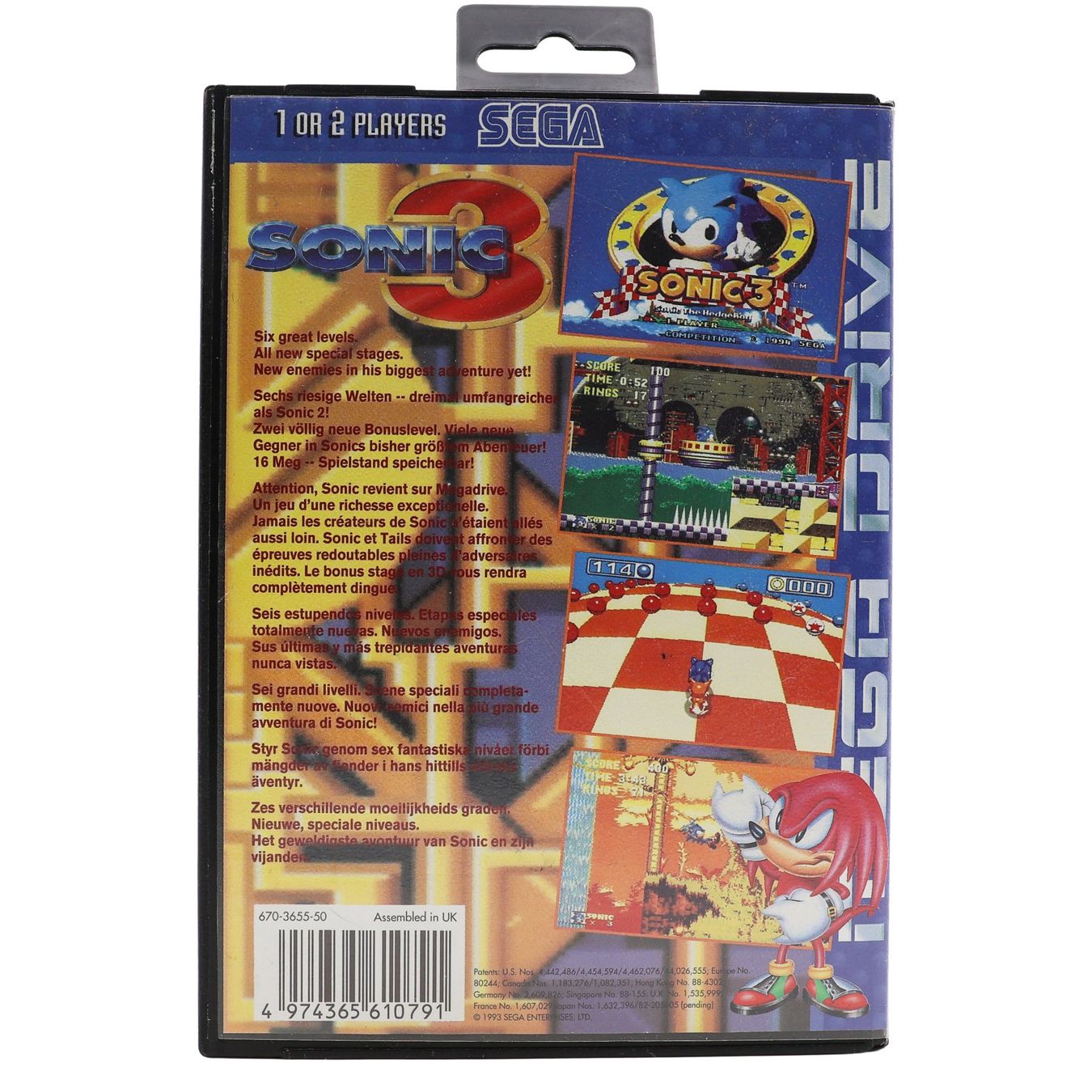 Spiele: Sonic the Hedgehog 3  - MegaDrive – Gebraucht aus Paudex von dindeboy 1