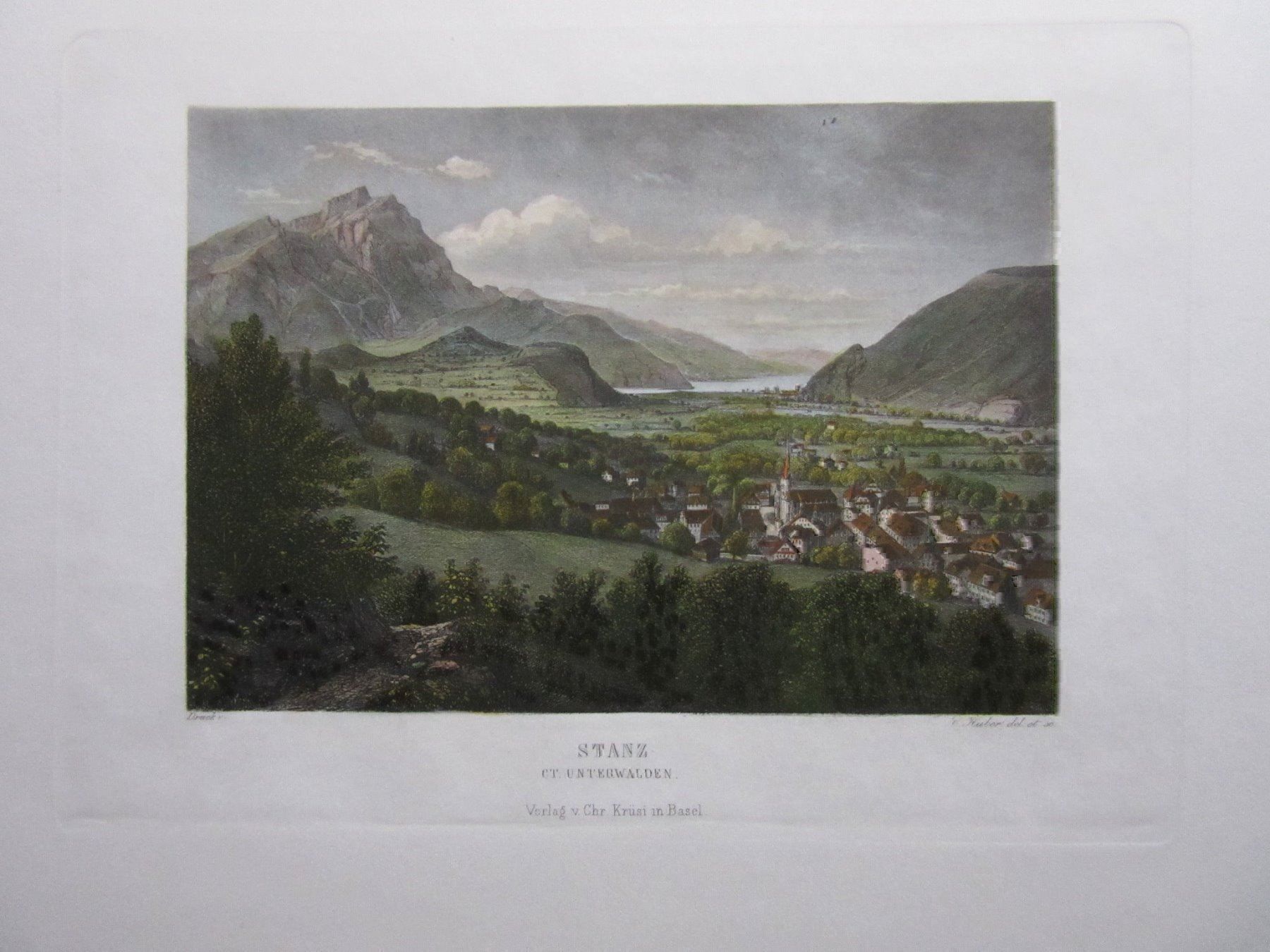 Incisioni: STANZ STAHLSTICH – Usato da Gersau venduto da grafik-kunst 1