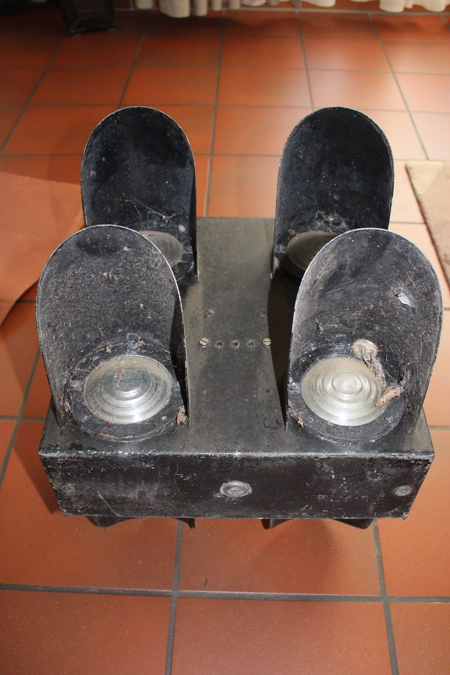 SBB/CFF/FFS Lampade: Altes Eisenbahn - Lichtsignal -- Ampel -- 4er beidseitig – Usato da Wettswil venduto da roma010 4