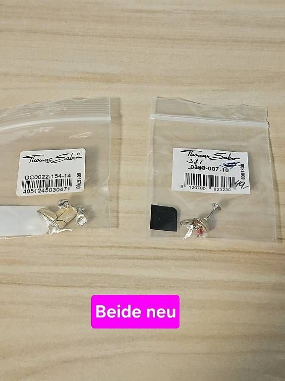 Thomas Sabo Ciondoli: Thomas Sabo Boot und Cocktailglas neu – Nuovo e nell'imballaggio originale da Bülach venduto da Santa-Punk