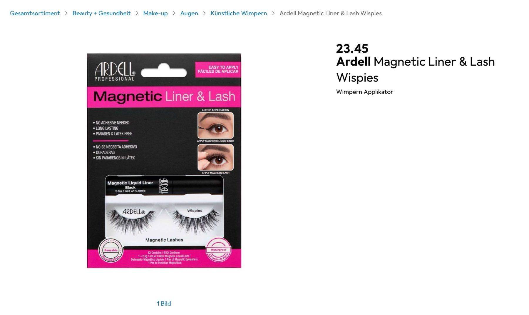 Make-up: NEU ARDELL Magnetic Liner & Lash Wispies – Nuovo e nell'imballaggio originale da Zürich venduto da georgianpeach 1