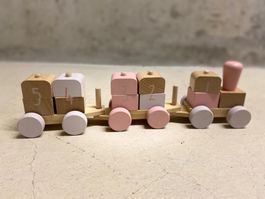 Spielzeug Holzzug rosa