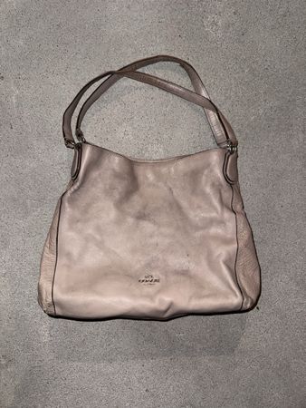 vintage coach basic bag beige 