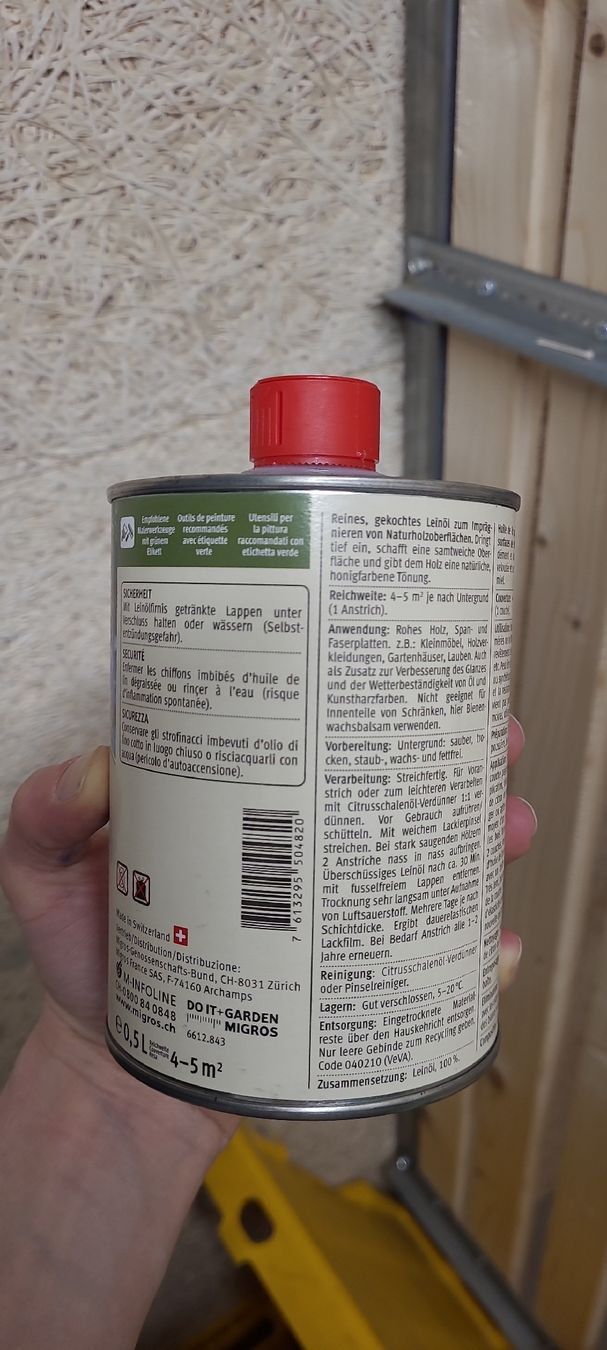 Farben & Lack: 1x500ml Reines Leinöl – Neu und originalverpackt aus Bern von hitomi112 1