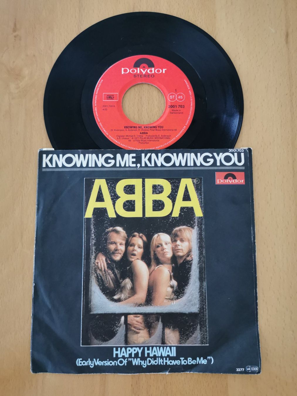 Dischi in vinile: ABBA - Knowing Me, Knowing You - Single – Usato da St.Gallen venduto da Tamal0204