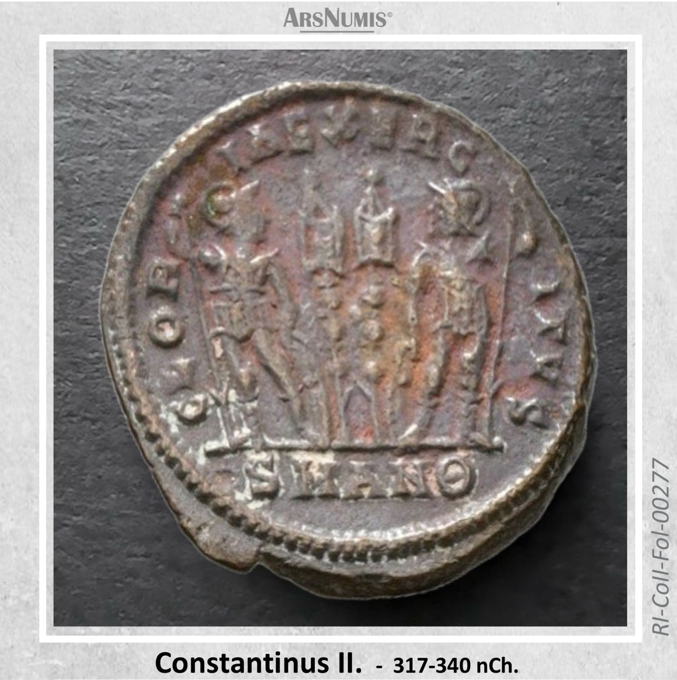 Tutti le monete: Römische Münze - Constantinus II – Usato da Oberwil b. Zug venduto da ArsNumis 1