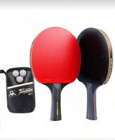 Tischtennisschläger-Set: 2 Schläger, 3 Bälle