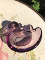 Aschenbecher Ente, Glas, Seifen Schale