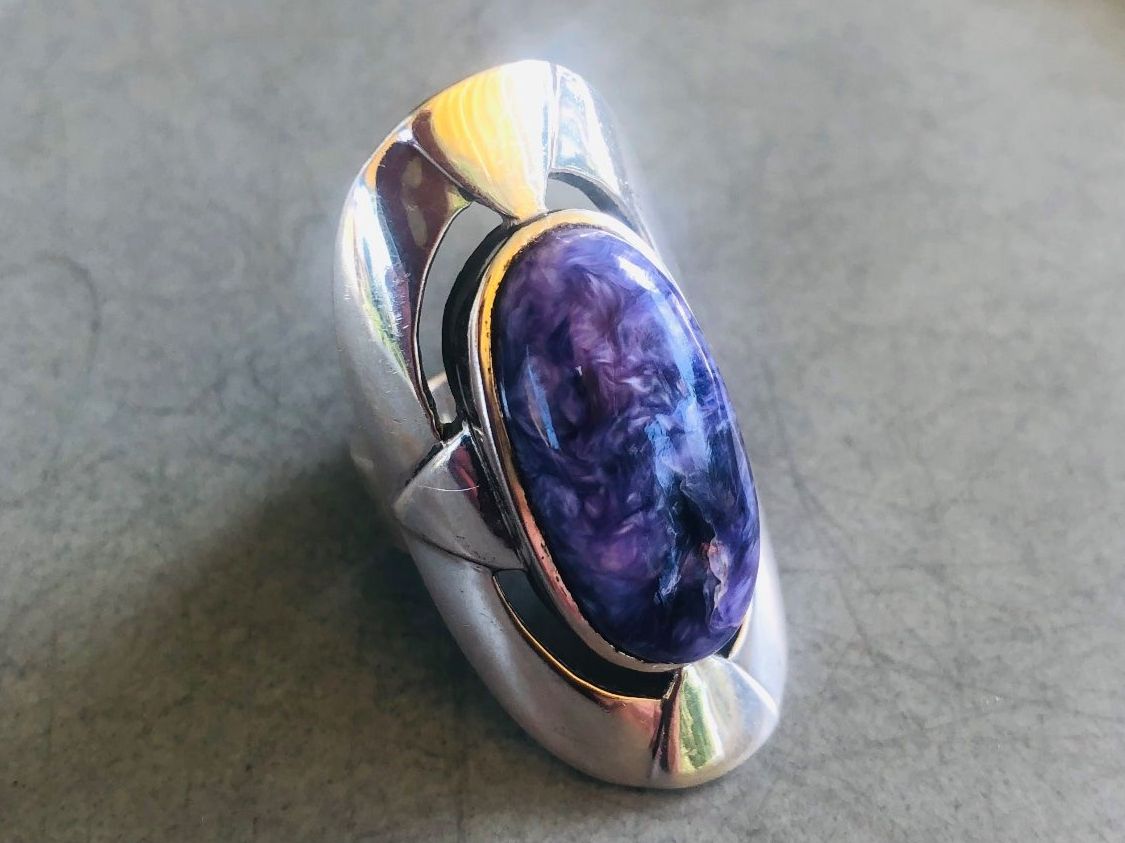Anelli: CHAROIT  Cabochon in Silber Ring !!! Grösse : 56 – Nuovo (secondo la descrizione) da Seftigen venduto da tigers12 1