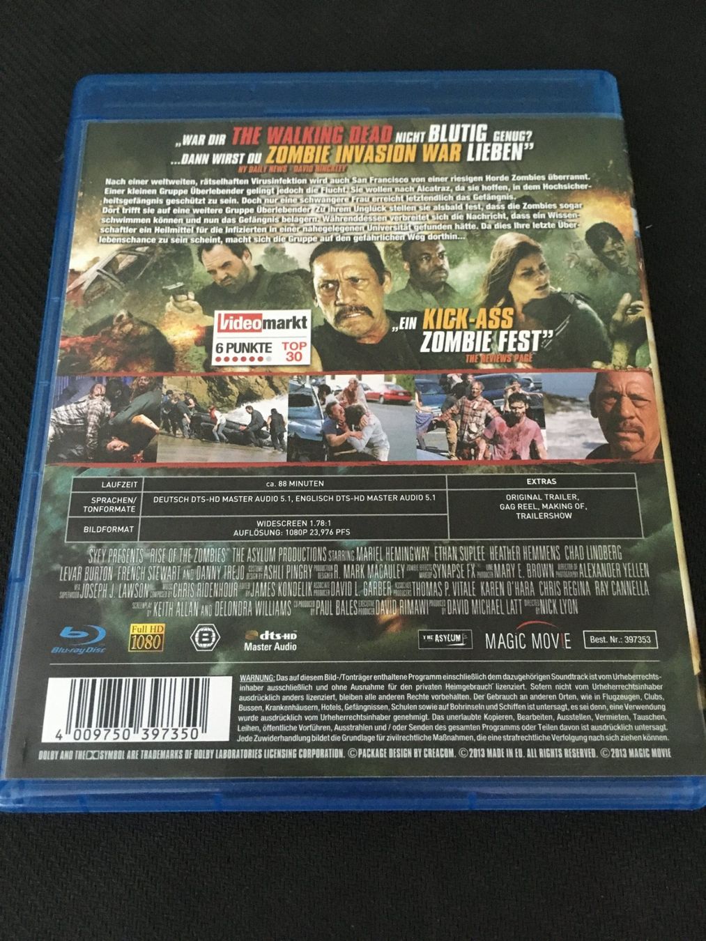 Tutti i DVDs: Zombie Invasion War 3D [Blu-ray] – Usato da St.Gallen venduto da MedienJoe 1