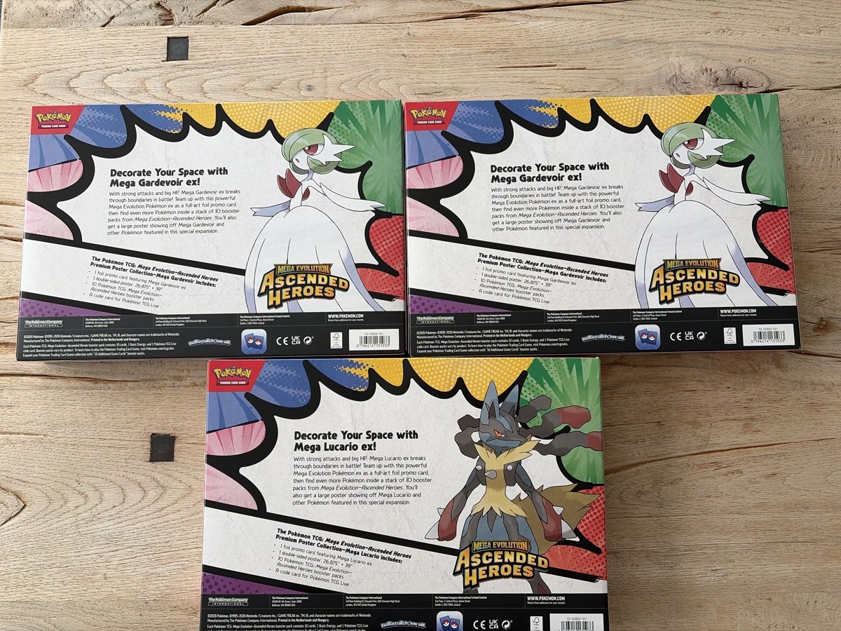 Pokémon Carte collezionabili: Ascended Heroes Poster Collection – Nuovo e nell'imballaggio originale da Hettlingen venduto da SanCor7206 1