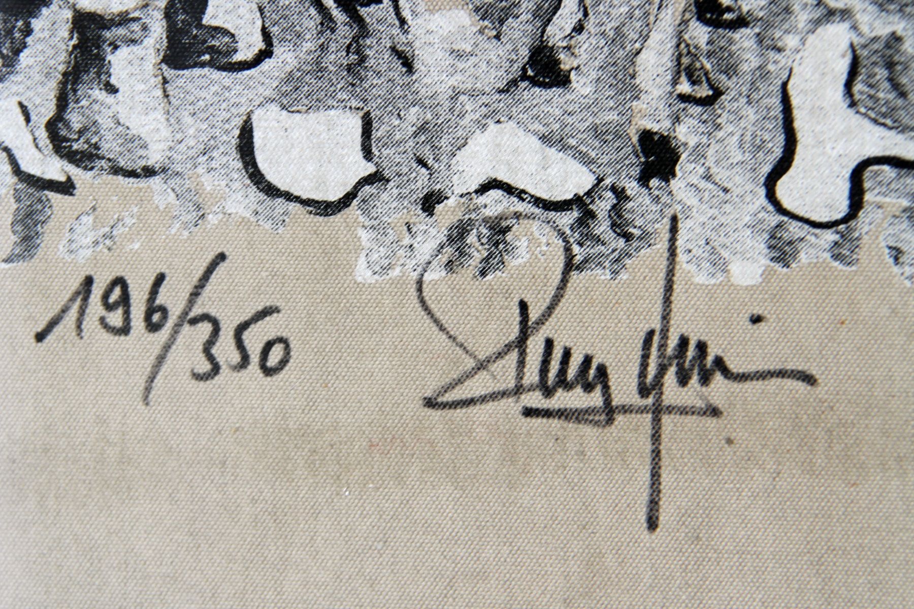 Grafica & Litografie: Rolf Knie - handsignierte & nummerierte Litho auf Textil – Usato da Merlischachen venduto da sammlerstueck 4