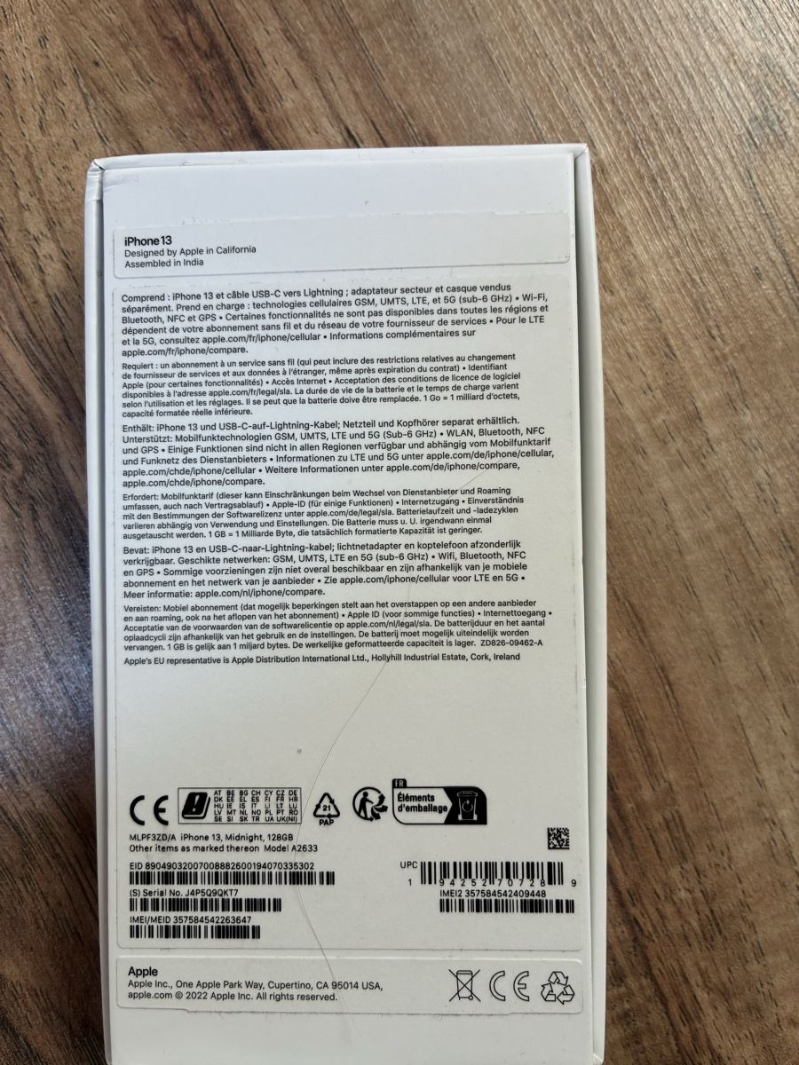 Apple Telefoni cellulari / Smartphones: iPhone 13 128GB Midnight – Usato da Aeschi b. Spiez venduto da kru_hh2w 4