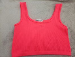 FB SISTER Crop Top pink Grösse XS