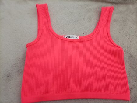 FB SISTER Crop Top pink Grösse XS