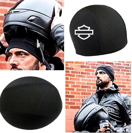 Passmontagna & Scaldacolli: Cagoule respirante Harley Davidson pour casque moto J156 – Nuovo e nell'imballaggio originale da Allens venduto da MADE.IN.ROCK.N.ROLL 1
