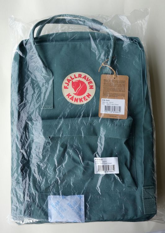 Fjällräven Kanken Frost Green Original und Fabrikneu Kaufen auf