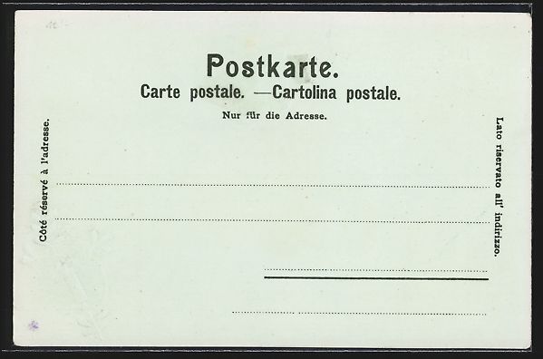 Cartoline postali: Mondschein-Lithographie St. Gallen, Domk – Usato da Berlin venduto da bartko-reher 1
