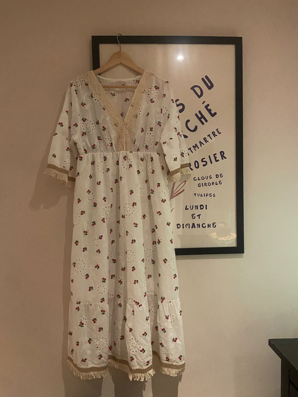 Vestiti: Sommerkleid mit Kirschenprint – Usato da zürich venduto da tobianne2003 2