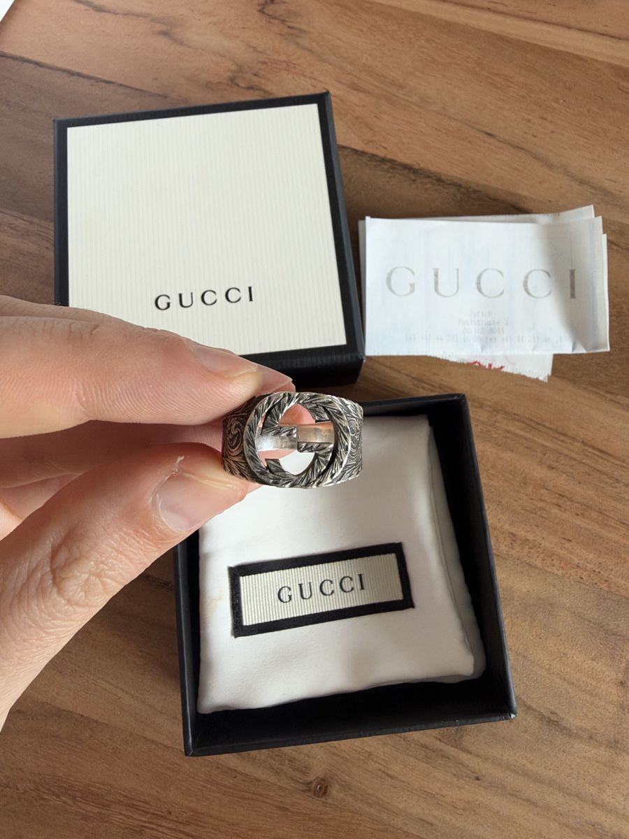 Gucci Anelli: Gucci Interlocking G Ring Size 18 – Usato da Frauenfeld venduto da Realrob98