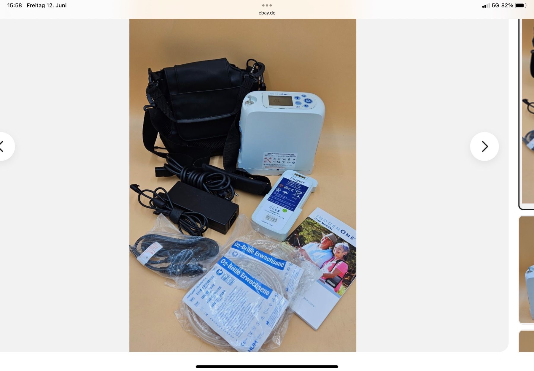 Attrezzature mediche: Sauerstoffkonzentrator Inogen One 5G – Usato da Rüfenach AG venduto da dreen87