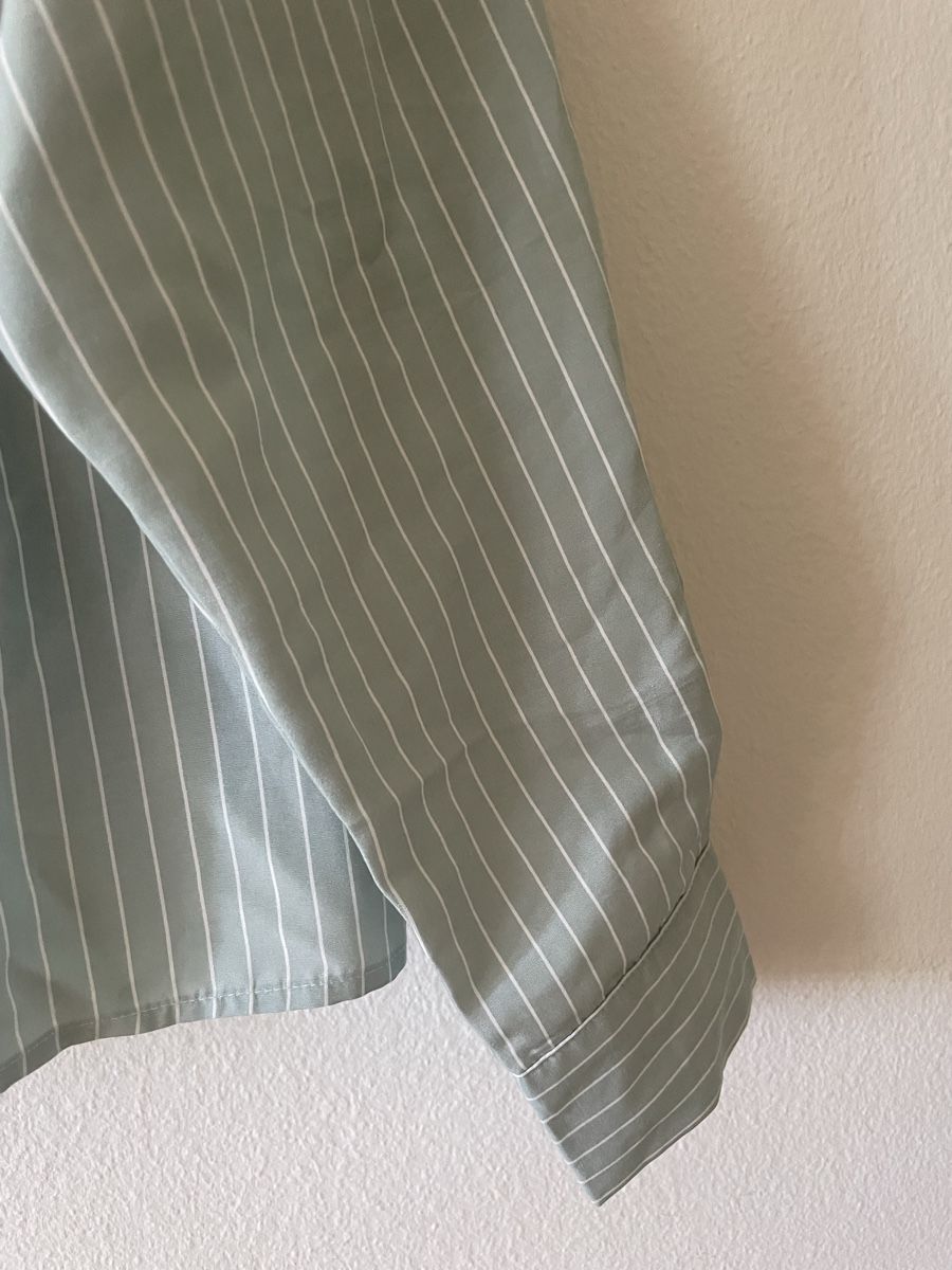 Hemden: Sommerhemd gestreift Grün Polyester Grösse S neu – Neu (gemäss Beschreibung) aus Adliswil von maximiliann 2