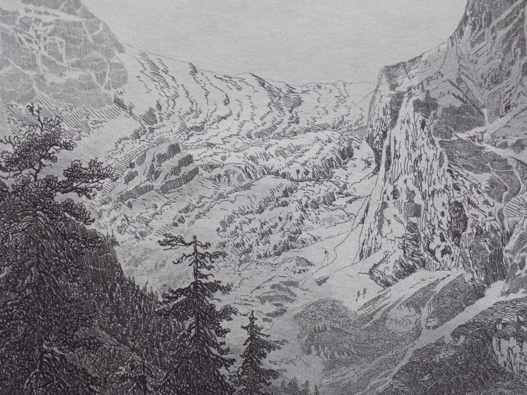 Gravures: Wellhorn Wetterhorn – D'occasion à Risch par Rischli15 8