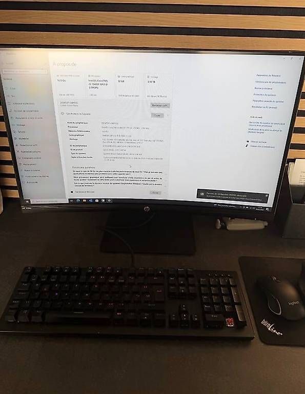 PC: PC Gamer RTX 3060 12Go + Écran HP X24c – Usato da Gland venduto da bru_jcy9 1