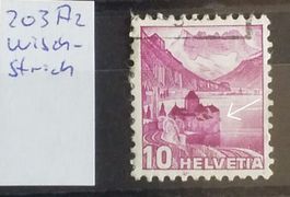 1431) 203Az Abart Wischstrich Markant