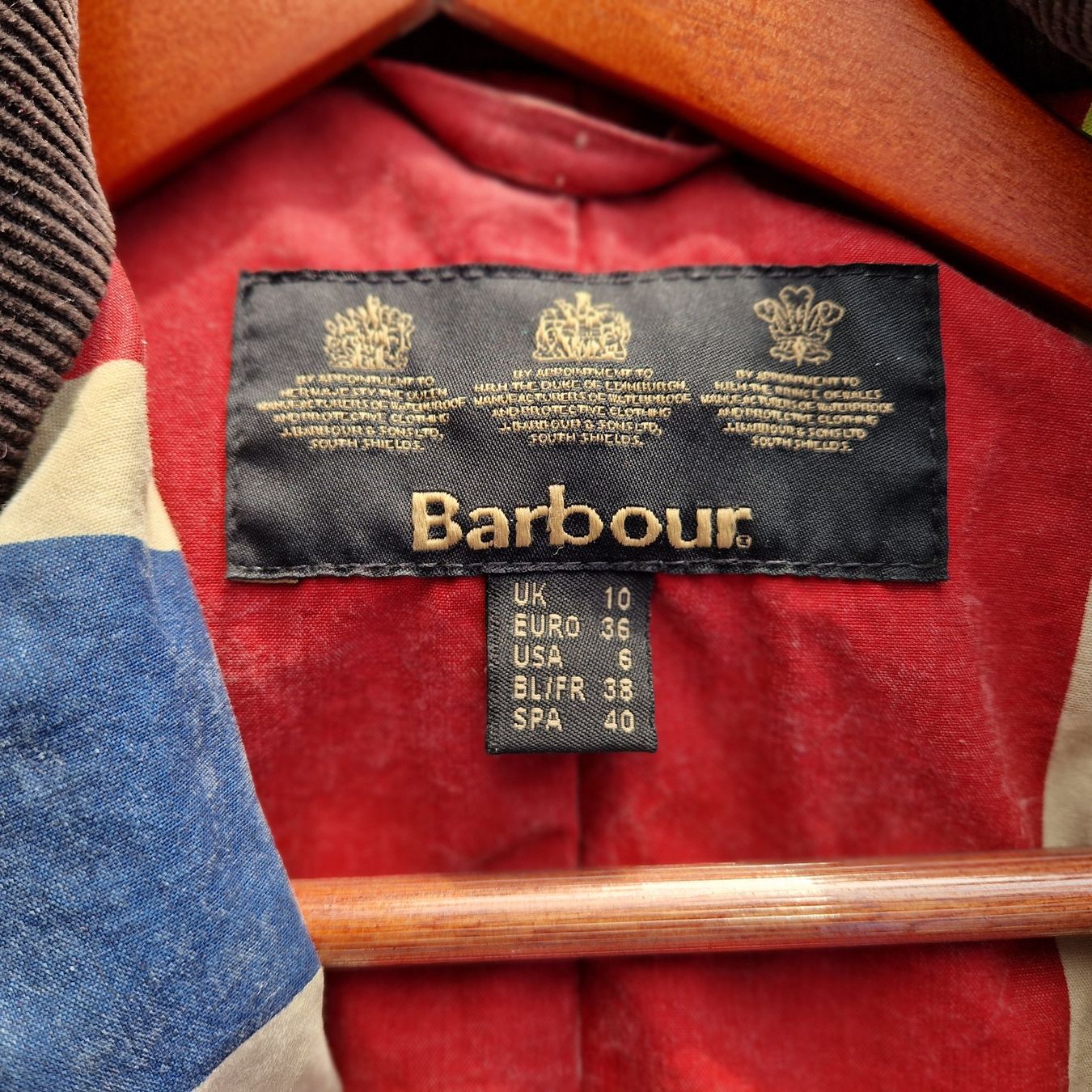 Barbour Giacche: Einfach britisch: Barbour Wachsjacke, Gr. 36 – Usato da Gränichen venduto da sunchi07 4