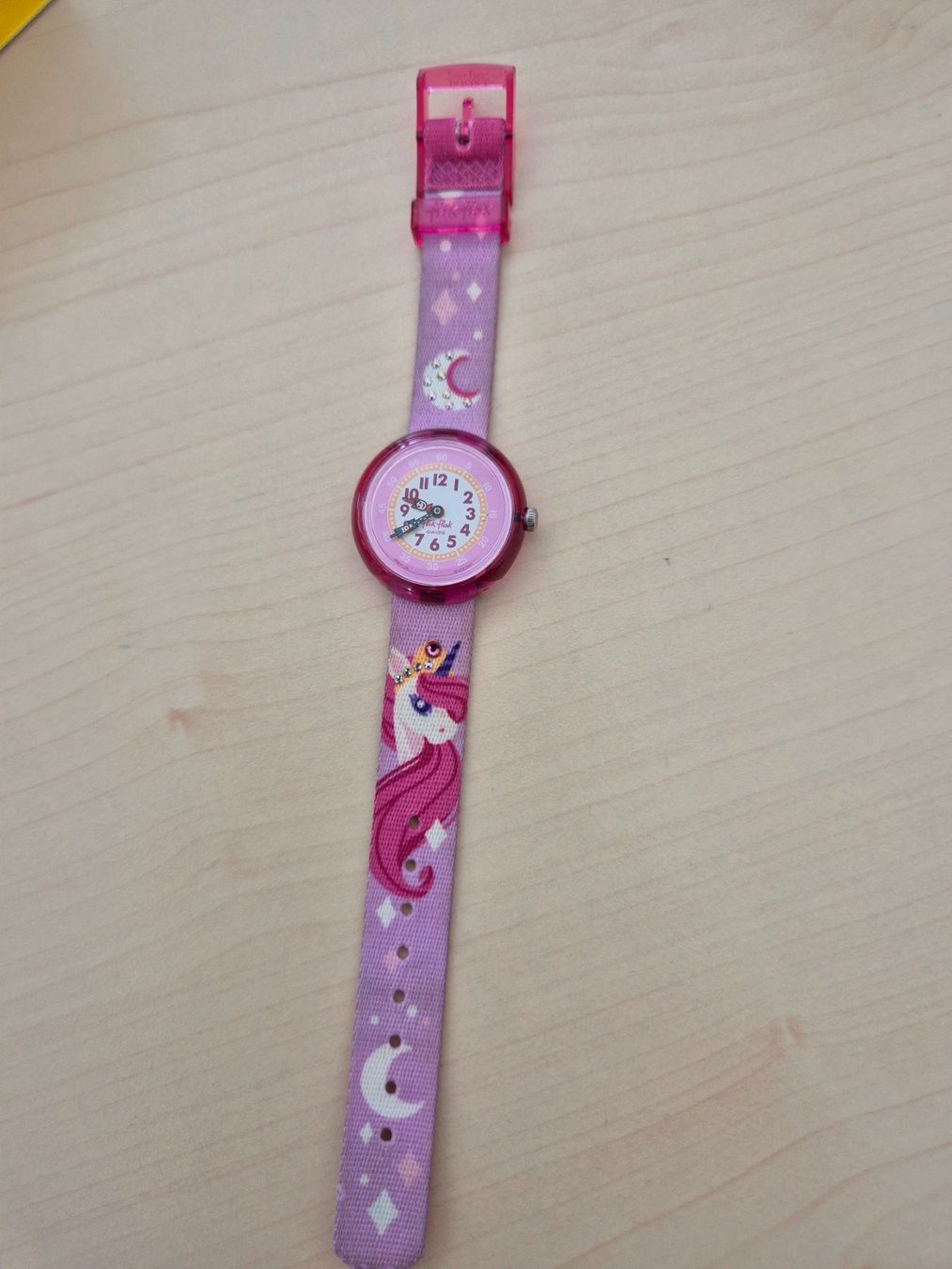 Flik Flak Orologi: Flik Flak Kinderuhr Einhorn pink – Usato da Altendorf venduto da MiriCaj 3