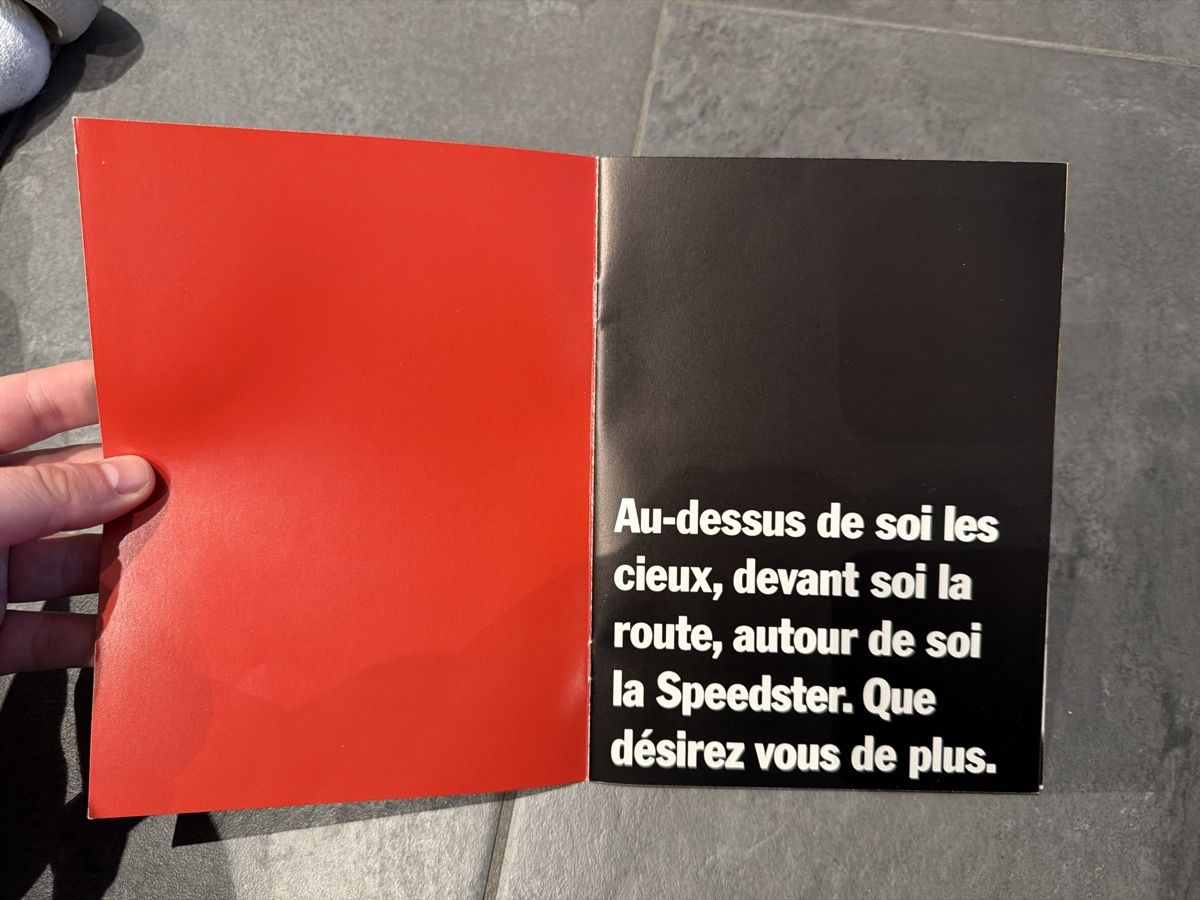 Porsche Documents: Prospekt: Porsche 911 Speedster – D'occasion à Wolfwil par Rolex1 1