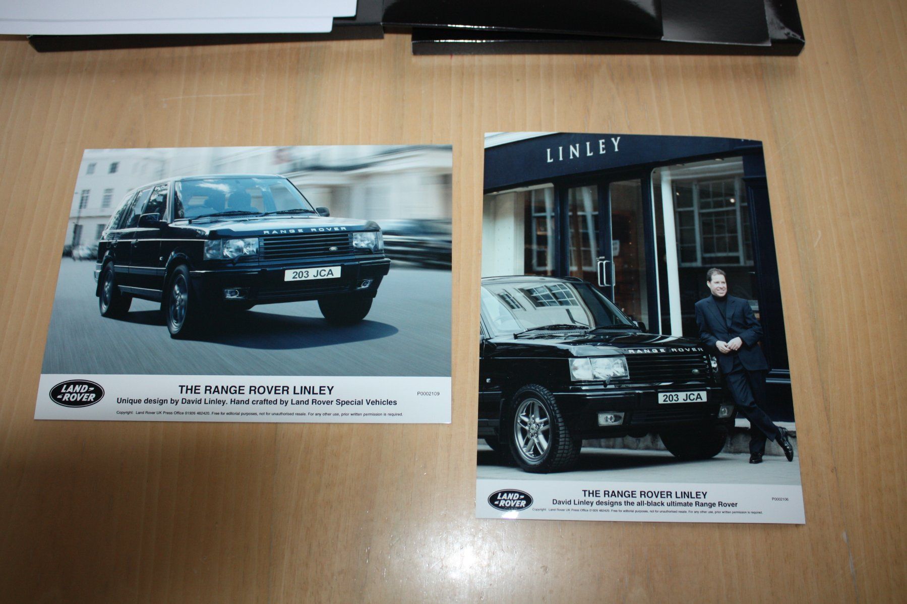 Land Rover Documenti: Range Rover Linley Pressemappe 10/1999 – Usato da Wikon venduto da erwin400 3
