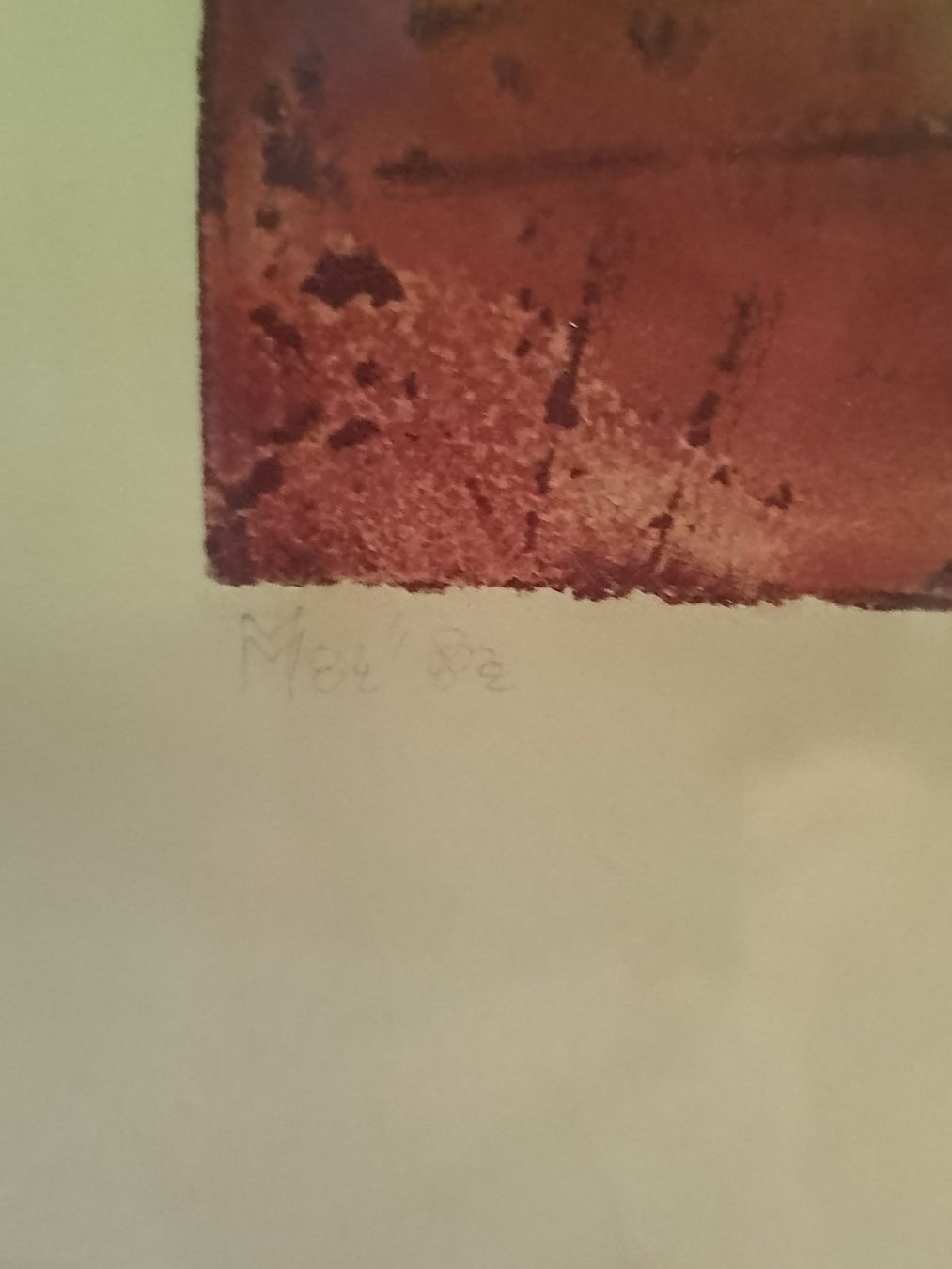Grafiken & Lithographien: Gerahmter Kunstdruck "Eigen Druck II" signiert – Gebraucht aus Egg b. Zürich von egres50 2