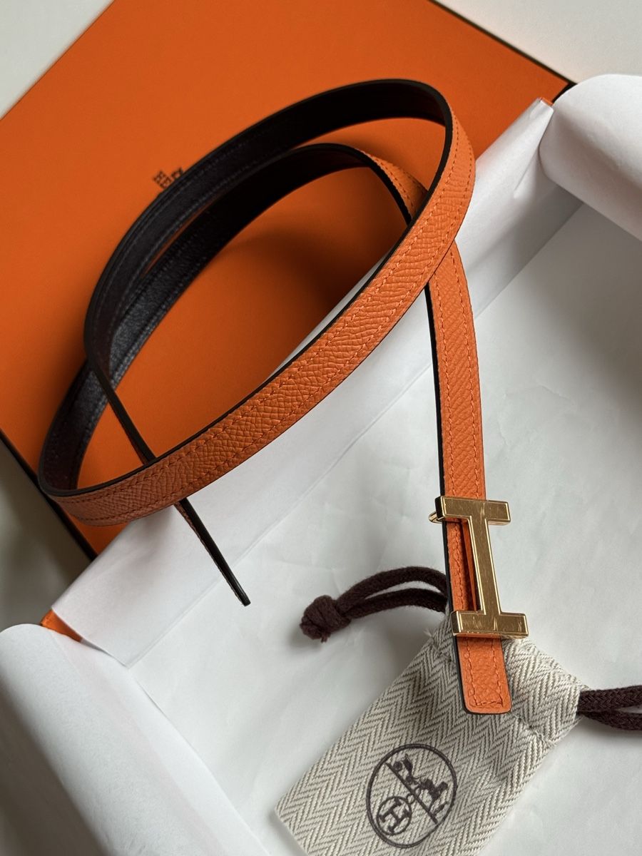 Hermès Cinture: Hermès ceinture mini boucle doré – Usato da Courtaman venduto da sultan16 3