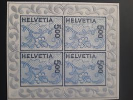 2000 Stickereiblock** Postfrisch