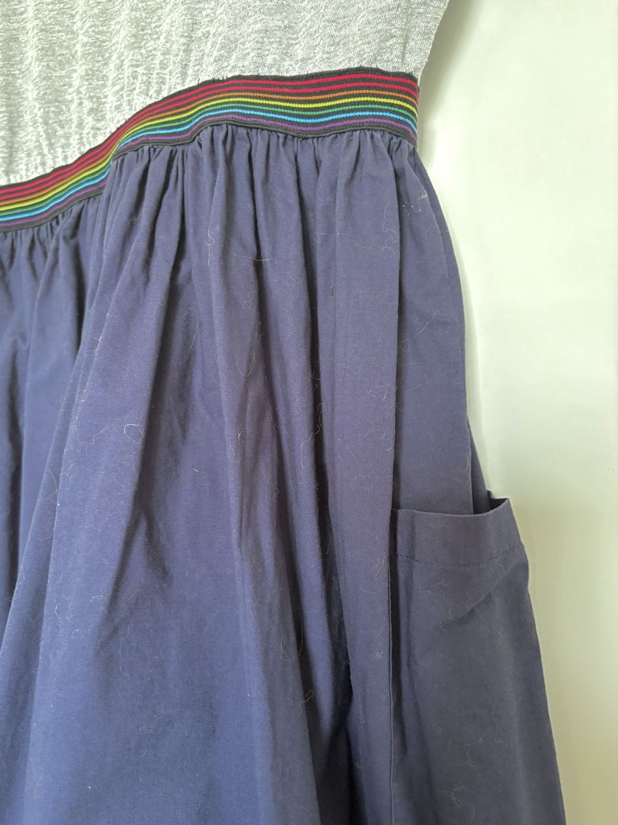 Vestiti & Gonne: Robe enfant gris-bleu taille 140 – Usato da Ecublens VD venduto da mar_hp85 2