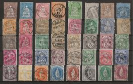Lot diverse ältere CH Marken ab Strubeli
