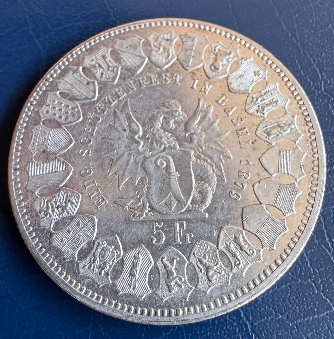 Tutti le monete: 5 Fr. 1879 Schützenfest Basel! – Usato da Ebikon venduto da Dmasterx 4