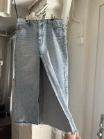 Jupe Jean Stradivarius Délavé Taille 42