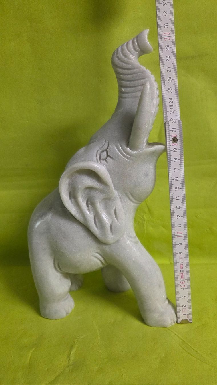 Sculture & Statue: Schöner Elefant aus Marmor 30cm – Nuovo (secondo la descrizione) da Roggliswil venduto da Mabelco 4