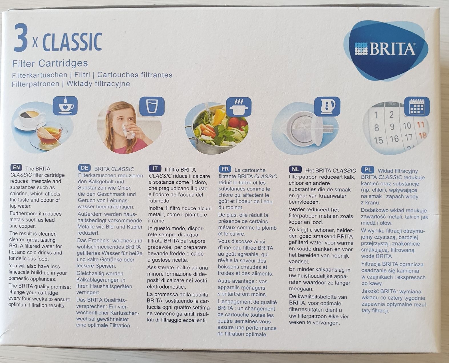 Sanitari: BRITA Classic 3 cartouches – Nuovo e nell'imballaggio originale da Vauderens venduto da sylvieswiss 1